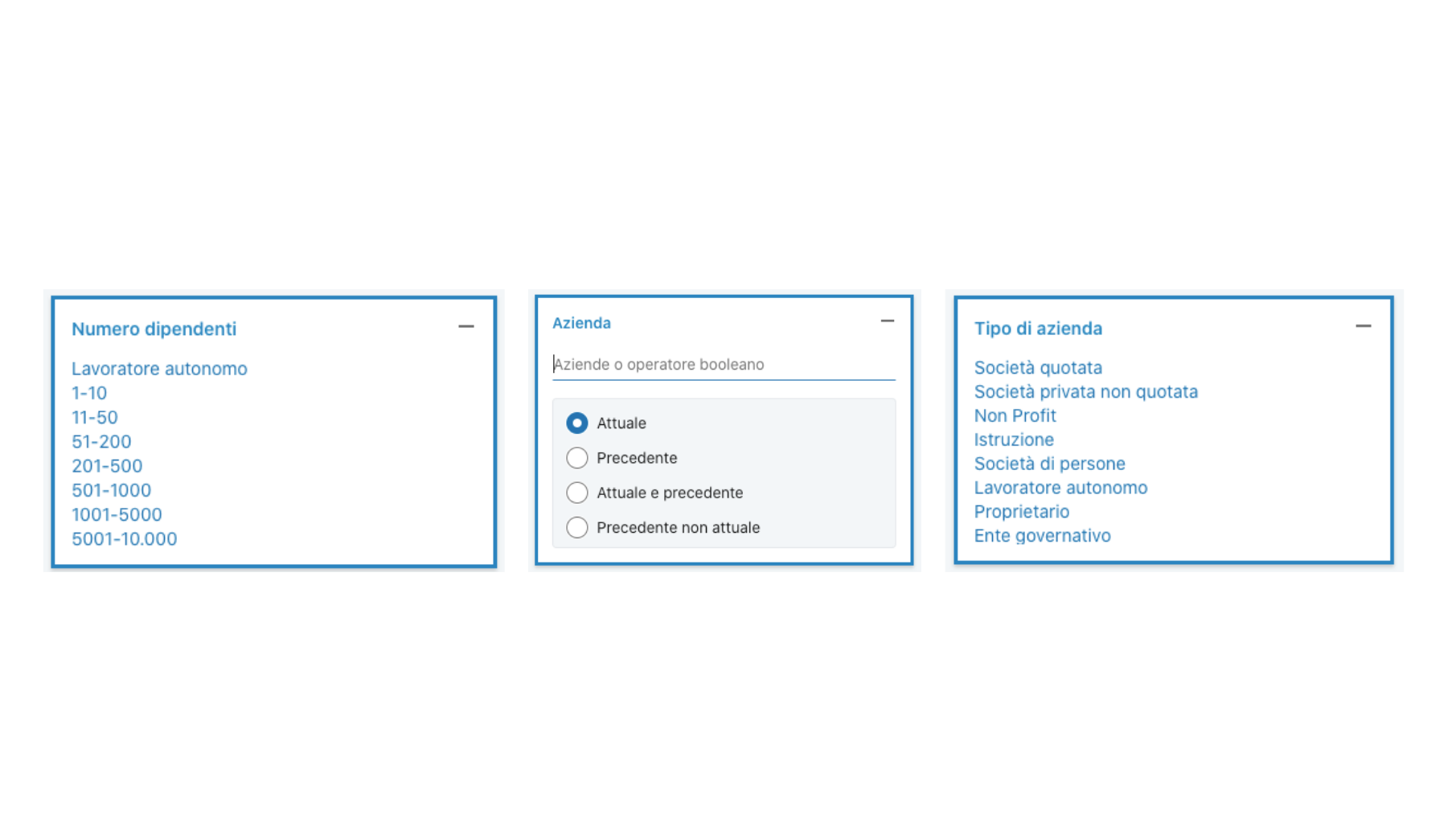 filters number of employees company sales navigator Square Marketing